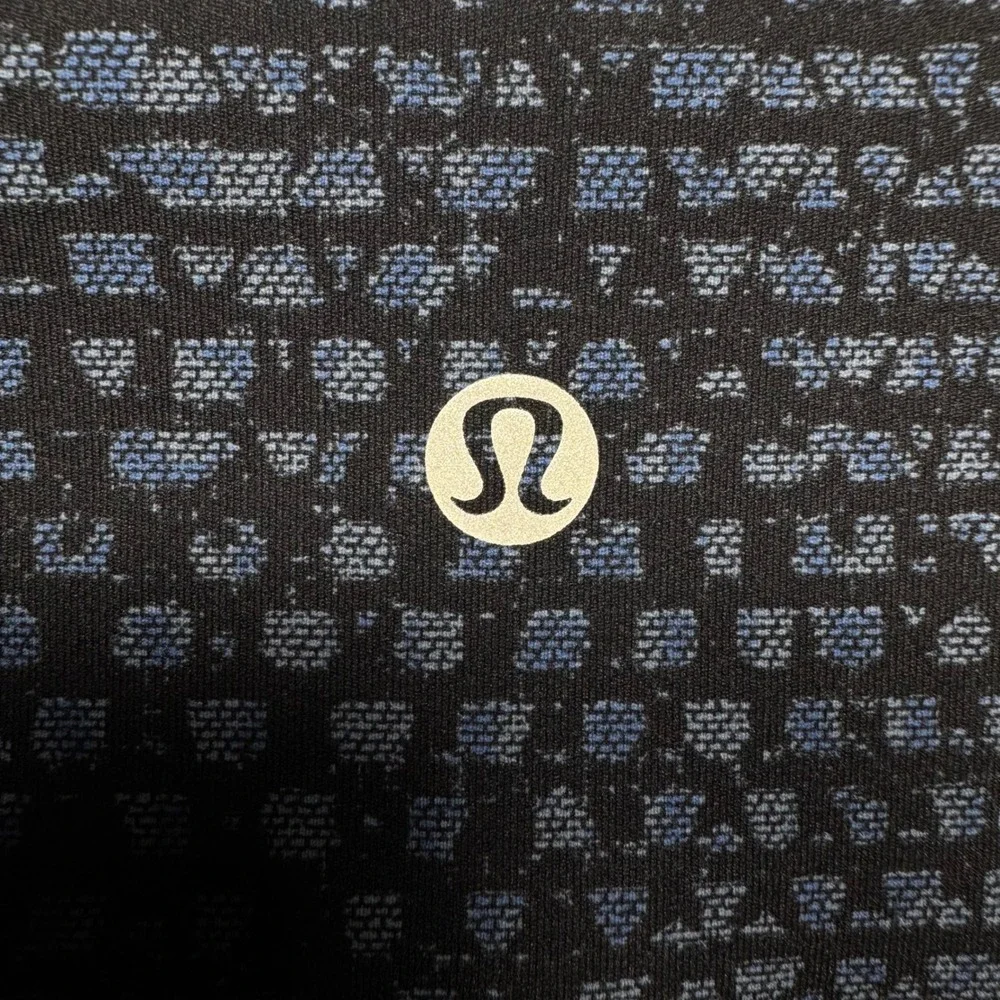 Lululemon Wunder Under Pant III Shatter Weave Desert Teal Alberta Lake, Size 4